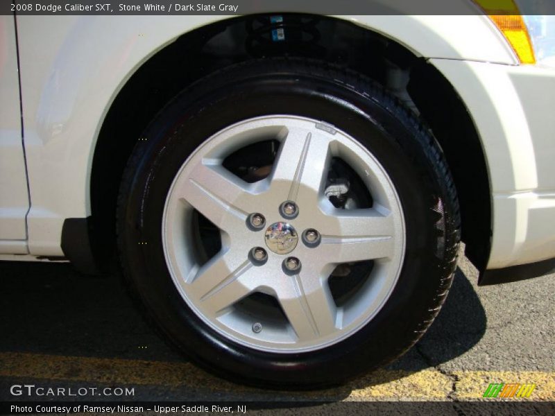 Stone White / Dark Slate Gray 2008 Dodge Caliber SXT
