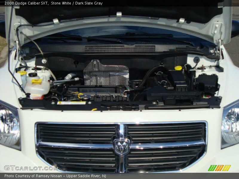 Stone White / Dark Slate Gray 2008 Dodge Caliber SXT