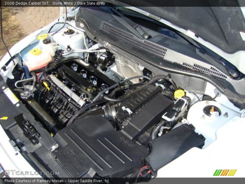 Stone White / Dark Slate Gray 2008 Dodge Caliber SXT