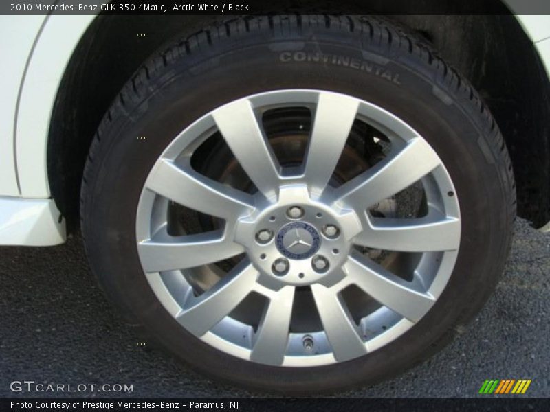 Arctic White / Black 2010 Mercedes-Benz GLK 350 4Matic