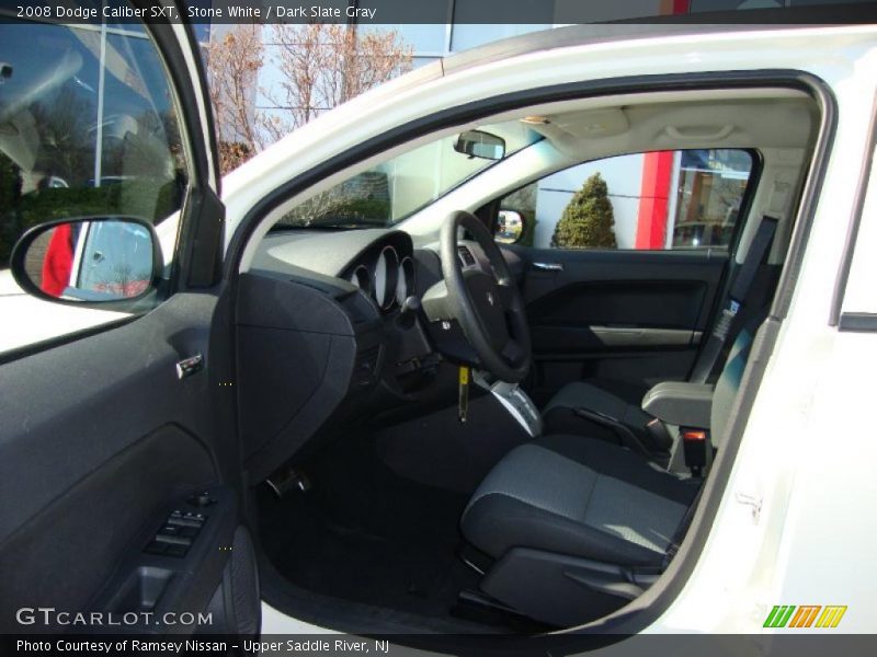Stone White / Dark Slate Gray 2008 Dodge Caliber SXT