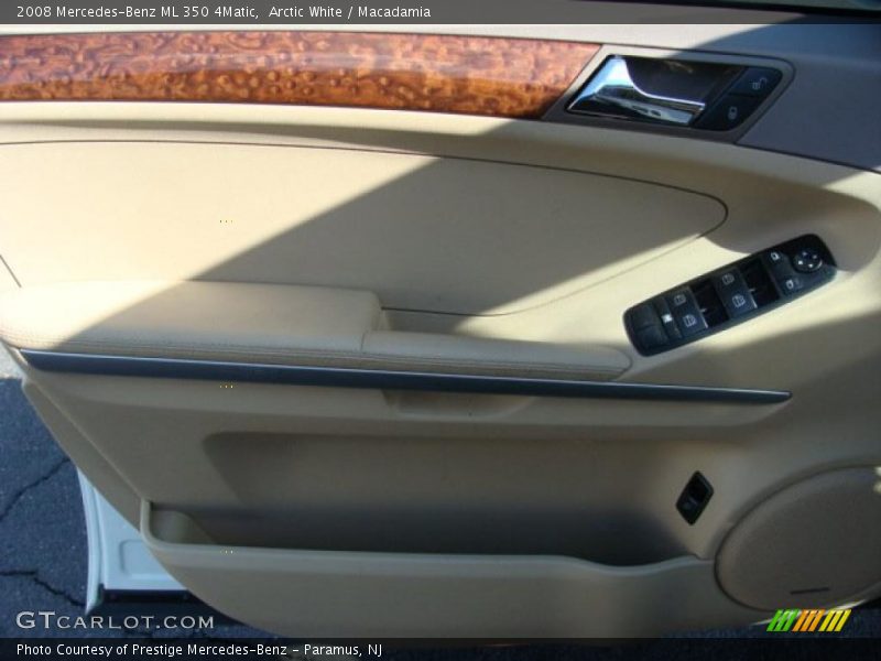 Arctic White / Macadamia 2008 Mercedes-Benz ML 350 4Matic