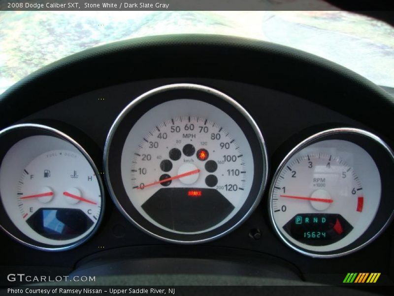 Stone White / Dark Slate Gray 2008 Dodge Caliber SXT