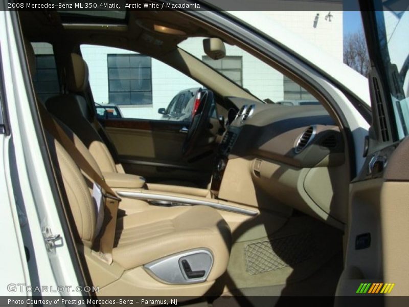 Arctic White / Macadamia 2008 Mercedes-Benz ML 350 4Matic