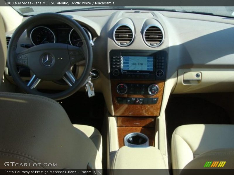 Arctic White / Macadamia 2008 Mercedes-Benz ML 350 4Matic
