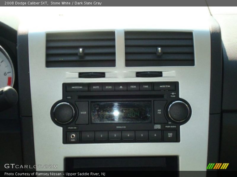 Stone White / Dark Slate Gray 2008 Dodge Caliber SXT