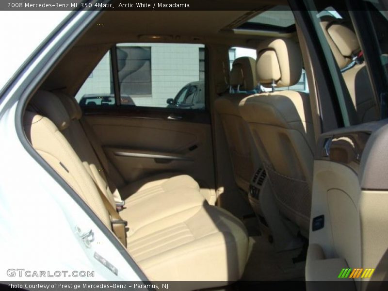 Arctic White / Macadamia 2008 Mercedes-Benz ML 350 4Matic