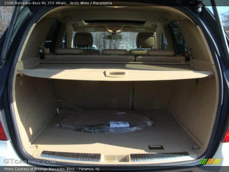 Arctic White / Macadamia 2008 Mercedes-Benz ML 350 4Matic