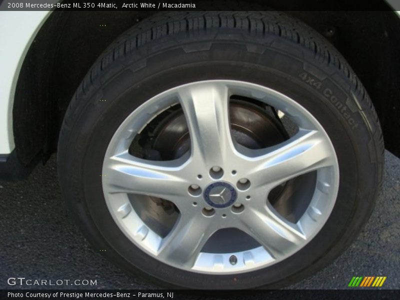 Arctic White / Macadamia 2008 Mercedes-Benz ML 350 4Matic