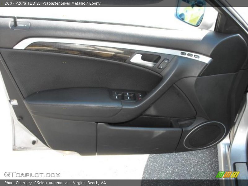 Alabaster Silver Metallic / Ebony 2007 Acura TL 3.2