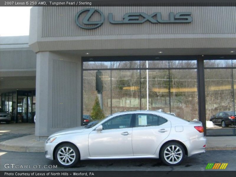 Tungsten Pearl / Sterling 2007 Lexus IS 250 AWD