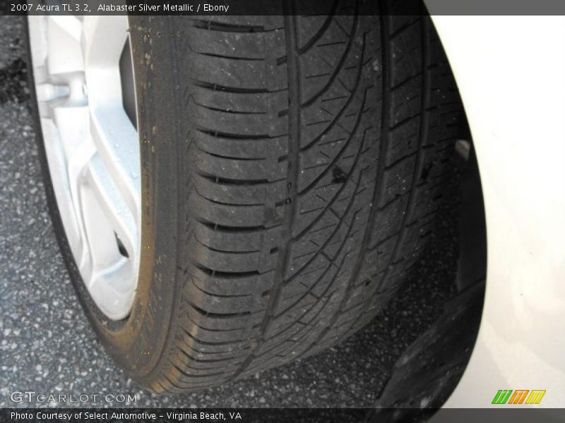 Alabaster Silver Metallic / Ebony 2007 Acura TL 3.2