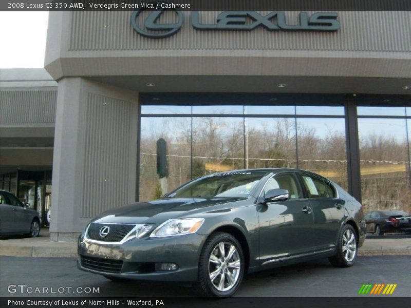 Verdegris Green Mica / Cashmere 2008 Lexus GS 350 AWD
