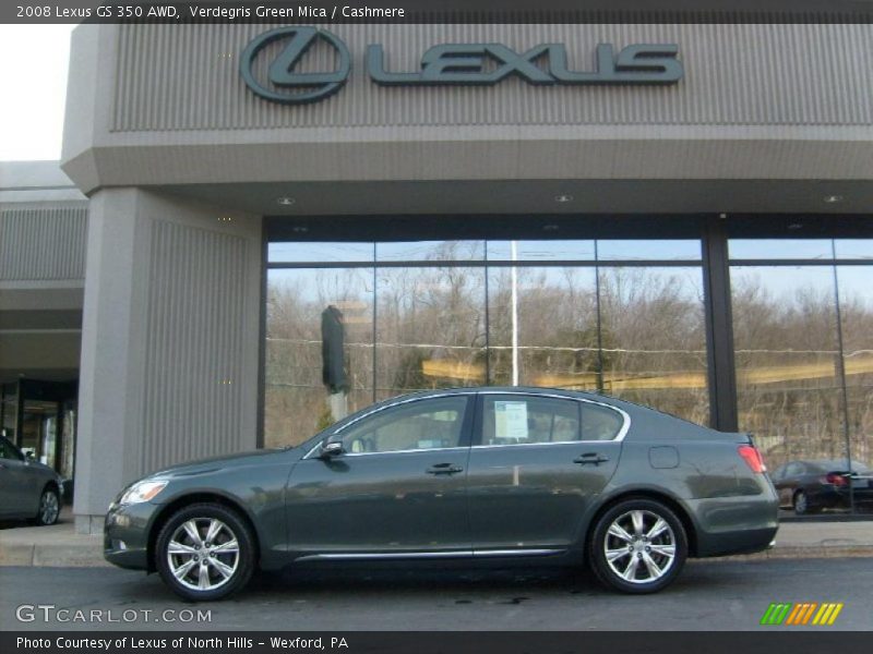 Verdegris Green Mica / Cashmere 2008 Lexus GS 350 AWD
