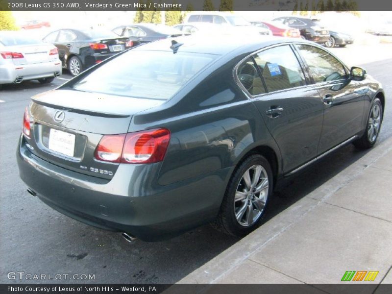 Verdegris Green Mica / Cashmere 2008 Lexus GS 350 AWD