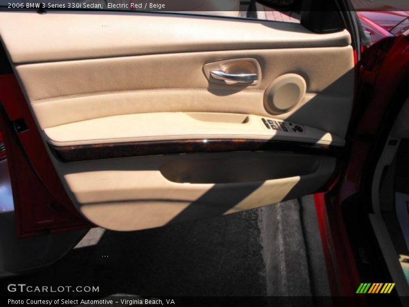 Electric Red / Beige 2006 BMW 3 Series 330i Sedan