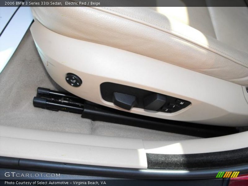 Electric Red / Beige 2006 BMW 3 Series 330i Sedan