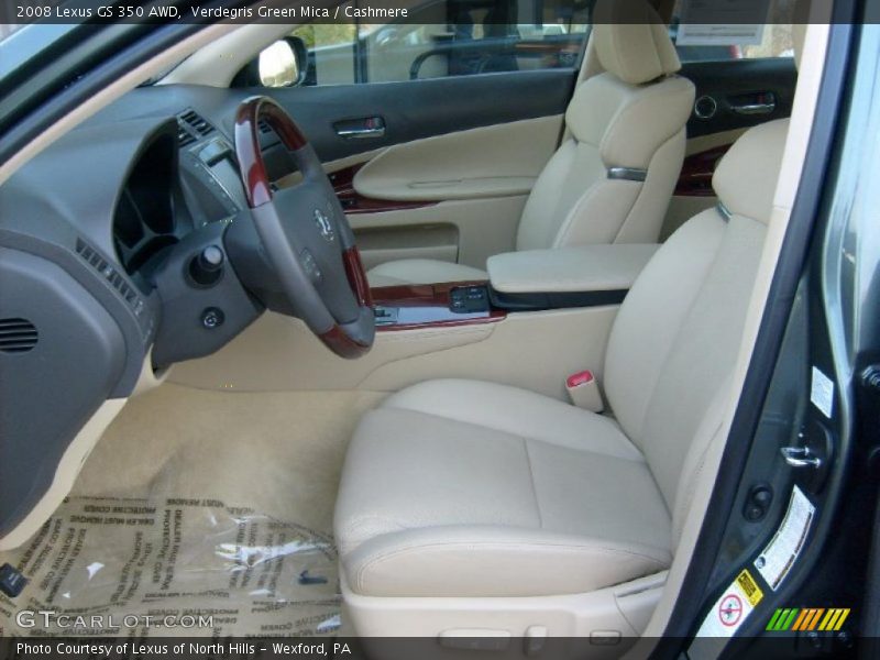 Verdegris Green Mica / Cashmere 2008 Lexus GS 350 AWD