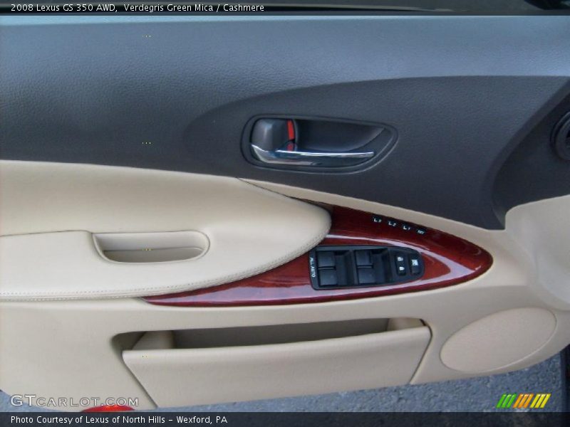 Verdegris Green Mica / Cashmere 2008 Lexus GS 350 AWD
