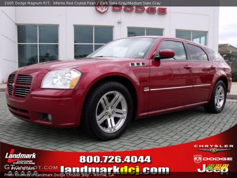 Inferno Red Crystal Pearl / Dark Slate Gray/Medium Slate Gray 2005 Dodge Magnum R/T