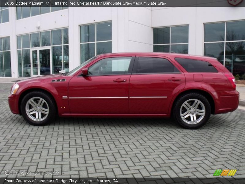 Inferno Red Crystal Pearl / Dark Slate Gray/Medium Slate Gray 2005 Dodge Magnum R/T