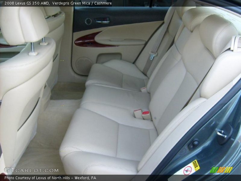 Verdegris Green Mica / Cashmere 2008 Lexus GS 350 AWD