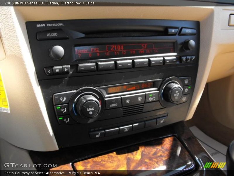 Electric Red / Beige 2006 BMW 3 Series 330i Sedan