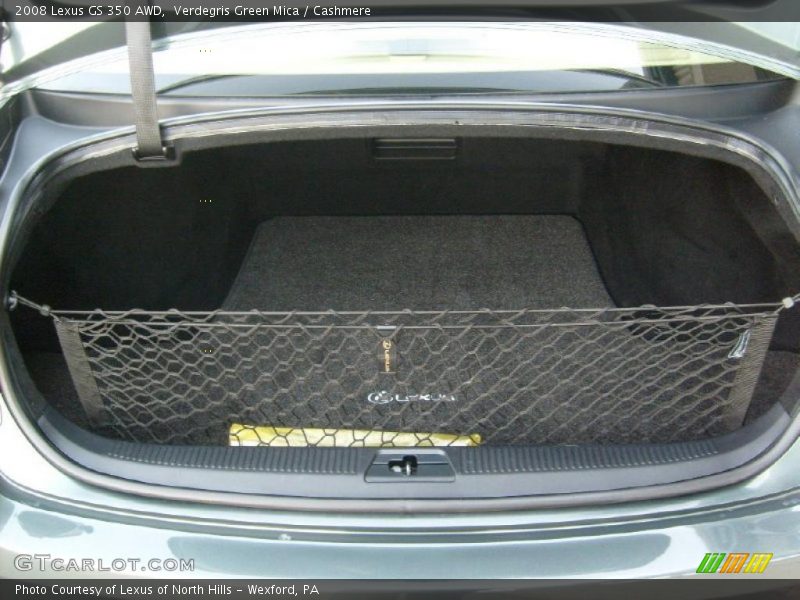 Verdegris Green Mica / Cashmere 2008 Lexus GS 350 AWD