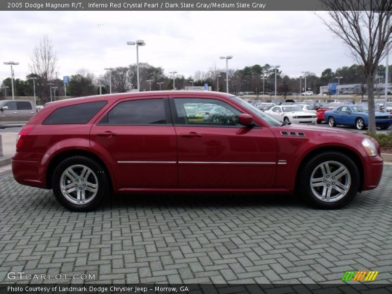 Inferno Red Crystal Pearl / Dark Slate Gray/Medium Slate Gray 2005 Dodge Magnum R/T