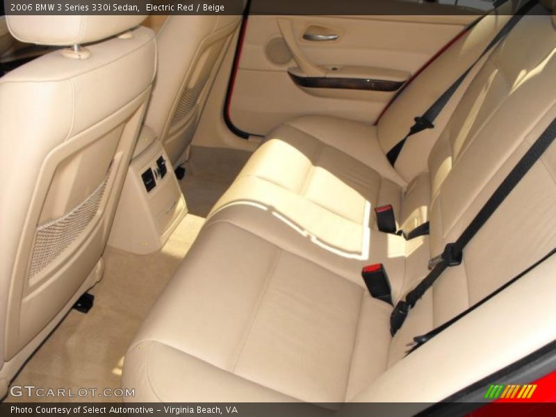 Electric Red / Beige 2006 BMW 3 Series 330i Sedan