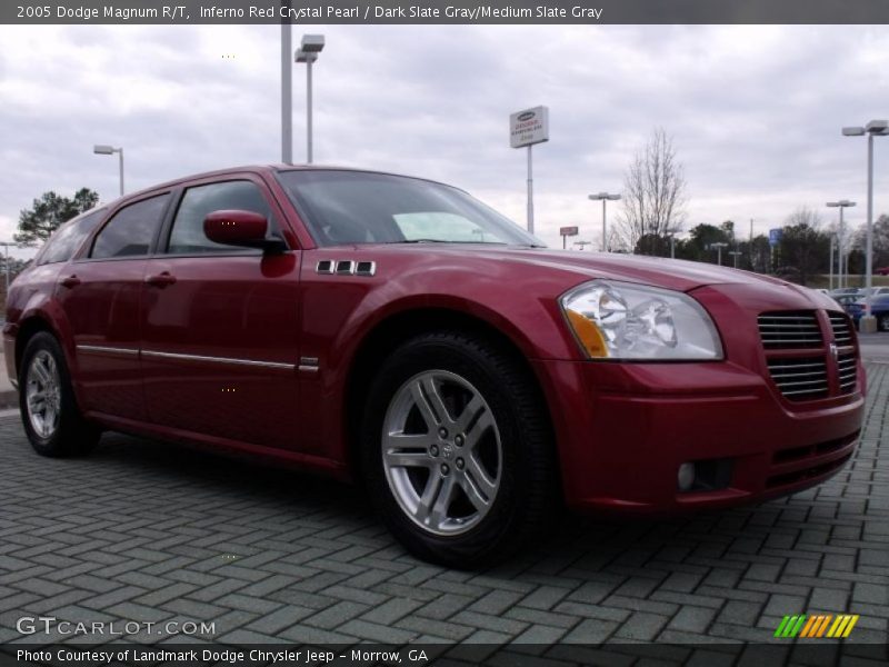Inferno Red Crystal Pearl / Dark Slate Gray/Medium Slate Gray 2005 Dodge Magnum R/T