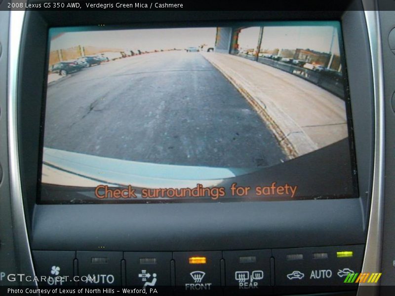 Verdegris Green Mica / Cashmere 2008 Lexus GS 350 AWD