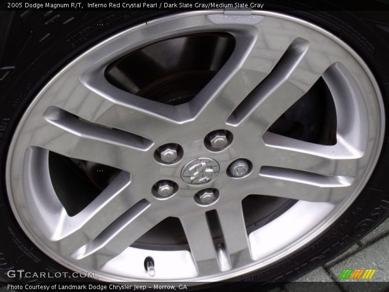 Inferno Red Crystal Pearl / Dark Slate Gray/Medium Slate Gray 2005 Dodge Magnum R/T