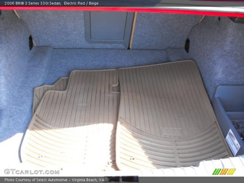 Electric Red / Beige 2006 BMW 3 Series 330i Sedan
