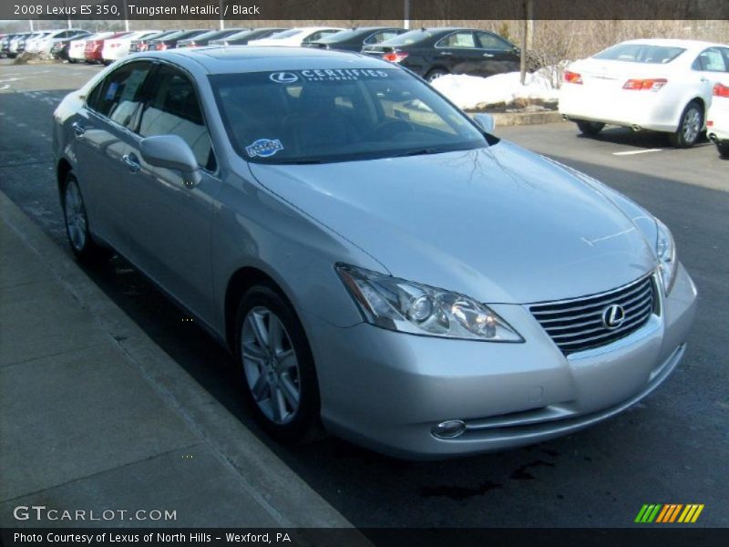 Tungsten Metallic / Black 2008 Lexus ES 350