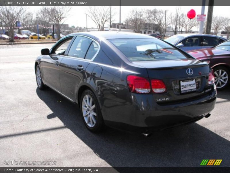 Flint Gray Mica / Black 2006 Lexus GS 300 AWD