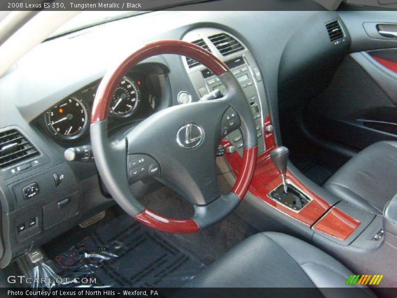 Tungsten Metallic / Black 2008 Lexus ES 350