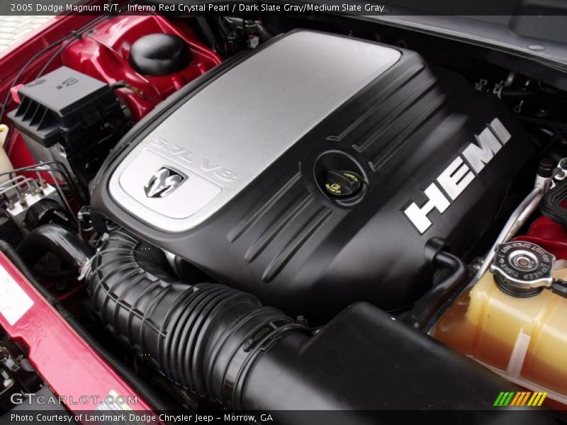 Inferno Red Crystal Pearl / Dark Slate Gray/Medium Slate Gray 2005 Dodge Magnum R/T