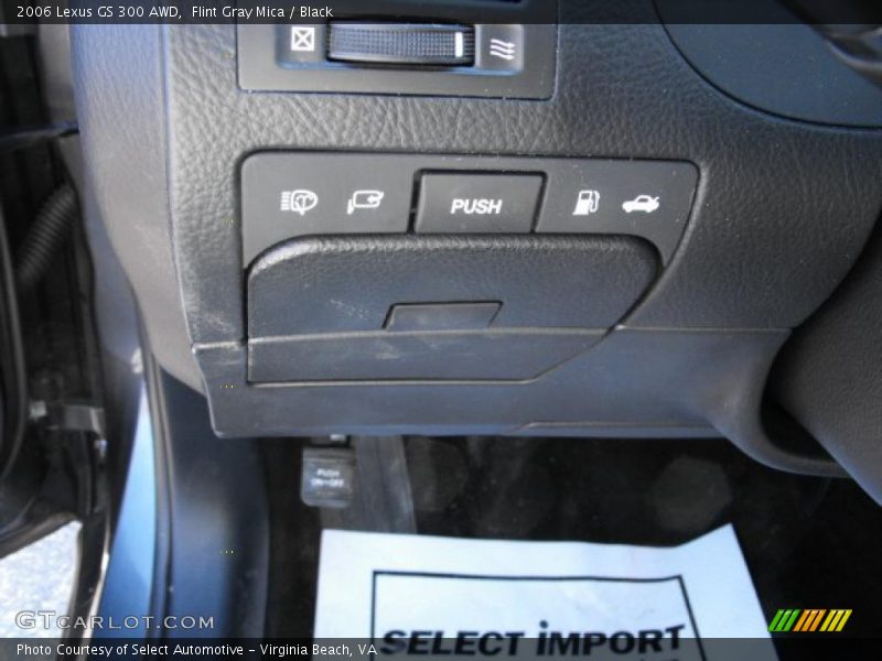 Flint Gray Mica / Black 2006 Lexus GS 300 AWD