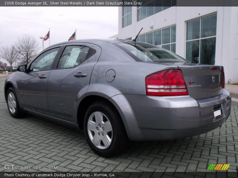 Silver Steel Metallic / Dark Slate Gray/Light Slate Gray 2008 Dodge Avenger SE
