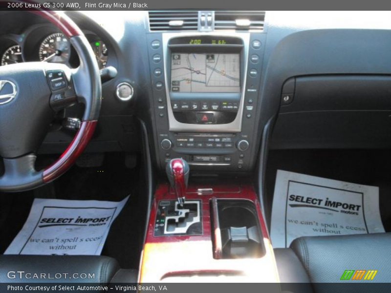Flint Gray Mica / Black 2006 Lexus GS 300 AWD