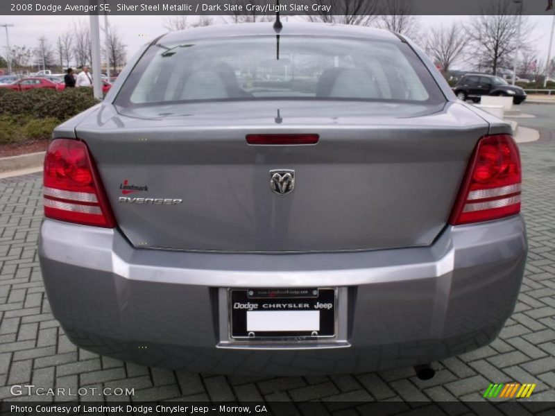 Silver Steel Metallic / Dark Slate Gray/Light Slate Gray 2008 Dodge Avenger SE