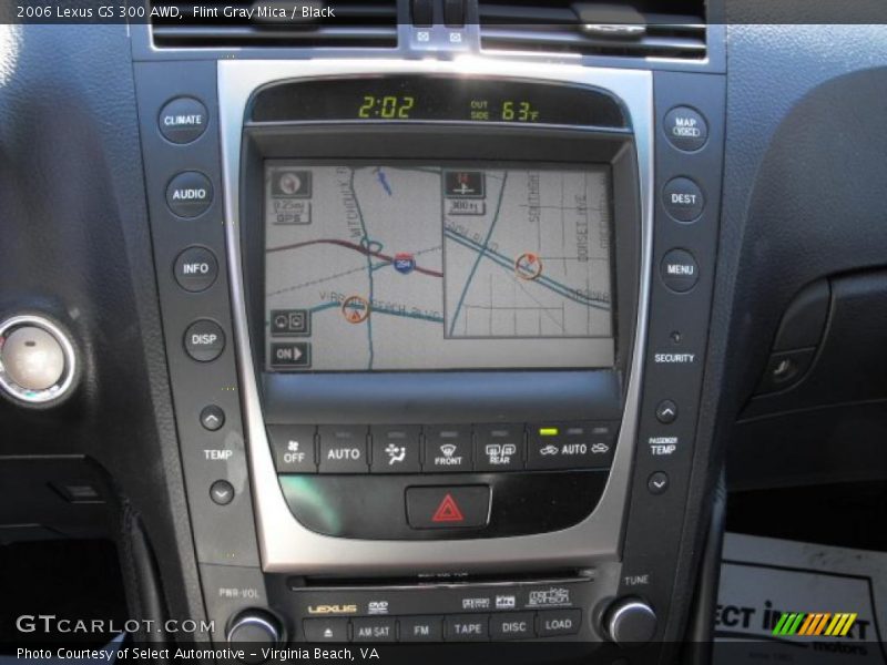 Navigation of 2006 GS 300 AWD
