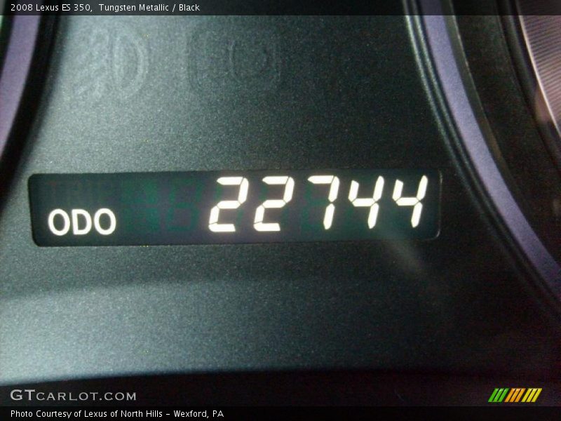 Tungsten Metallic / Black 2008 Lexus ES 350
