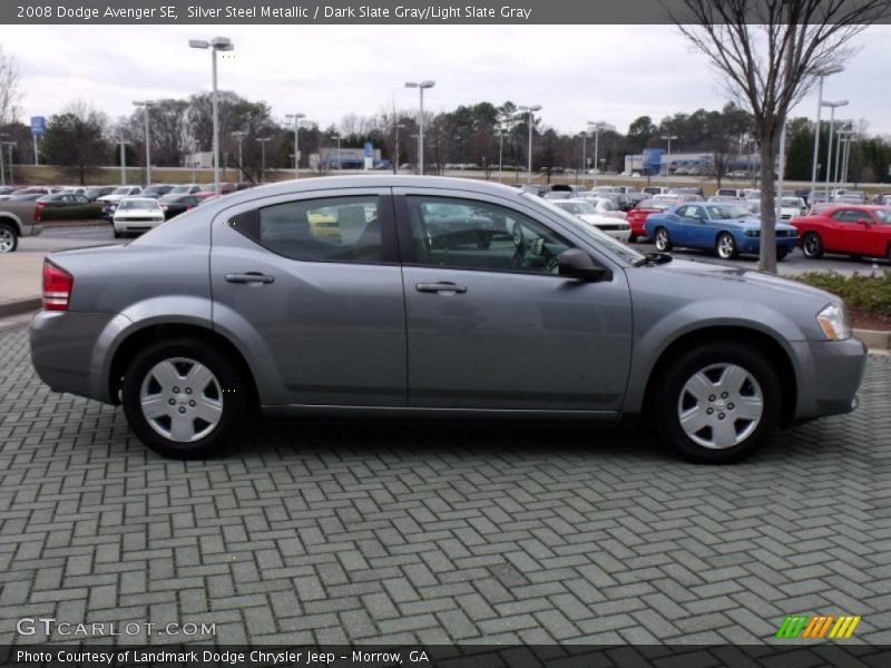 Silver Steel Metallic / Dark Slate Gray/Light Slate Gray 2008 Dodge Avenger SE
