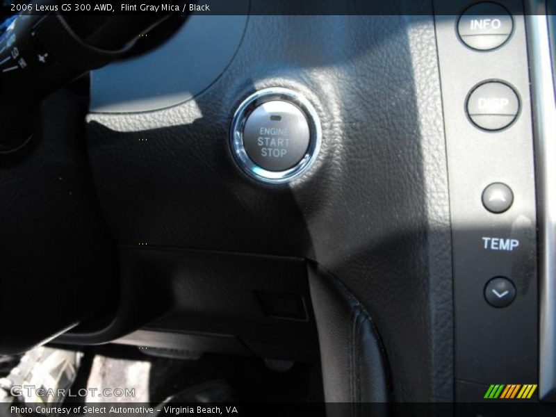 Flint Gray Mica / Black 2006 Lexus GS 300 AWD