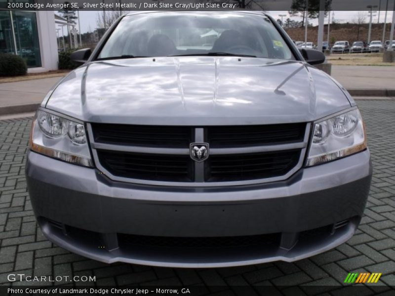 Silver Steel Metallic / Dark Slate Gray/Light Slate Gray 2008 Dodge Avenger SE