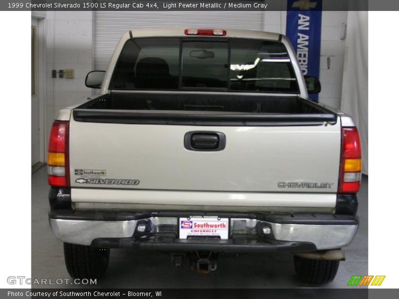 Light Pewter Metallic / Medium Gray 1999 Chevrolet Silverado 1500 LS Regular Cab 4x4