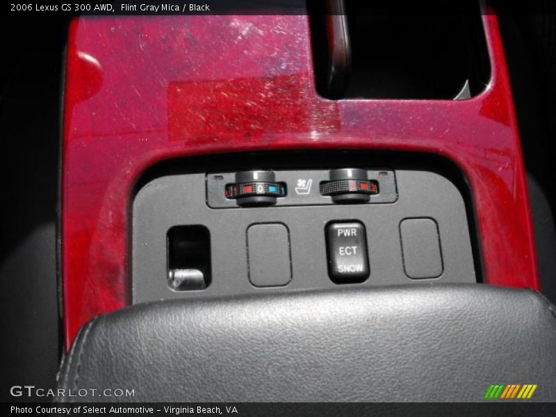 Flint Gray Mica / Black 2006 Lexus GS 300 AWD