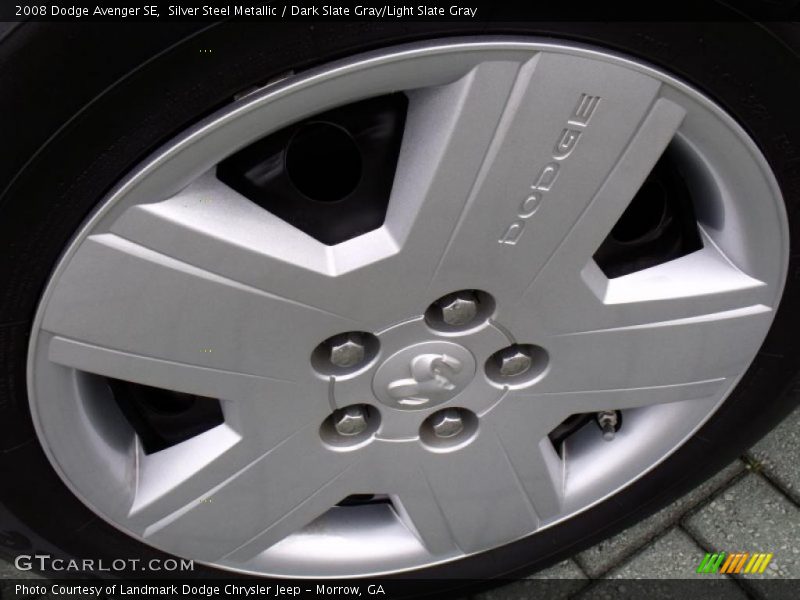 Silver Steel Metallic / Dark Slate Gray/Light Slate Gray 2008 Dodge Avenger SE